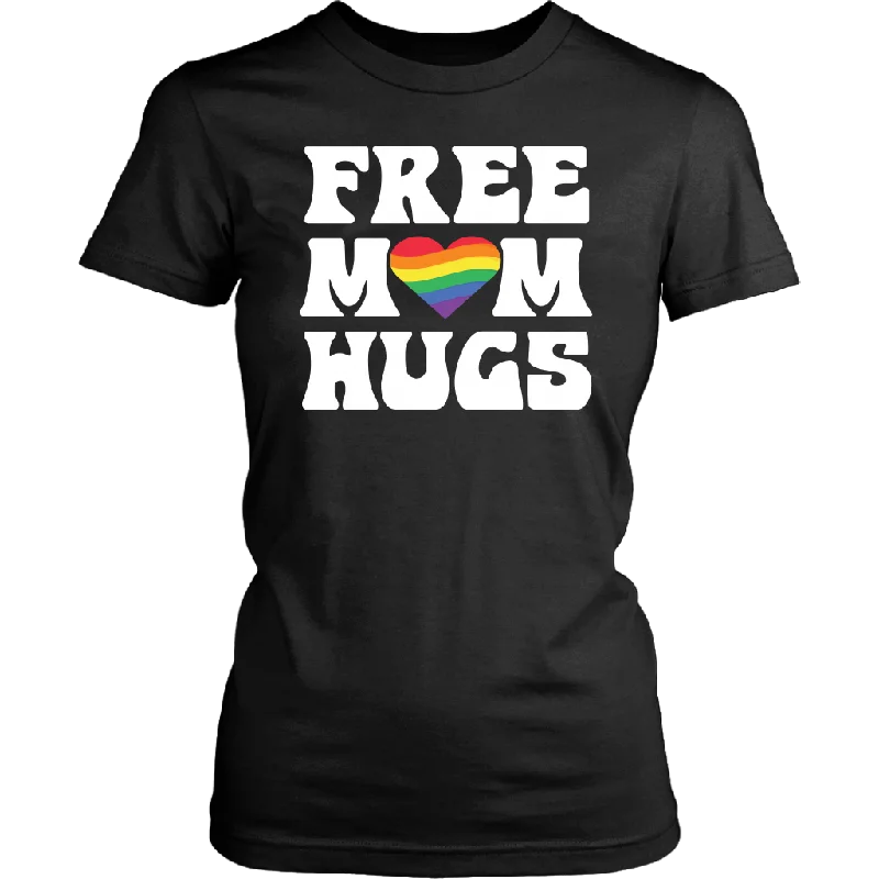 Faith T-shirts trust -FREE MOM HUGS Pride LGBTQ Women's Short Sleeve T-Shirt