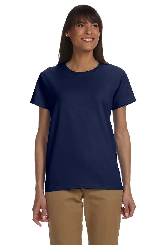 Elephant T-shirts wise -Gildan Womens Ultra Short Sleeve Crewneck T-Shirt - Navy Blue