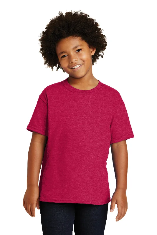 Sunny T-shirts ray -Gildan Youth Short Sleeve Crewneck T-Shirt - Heather Red