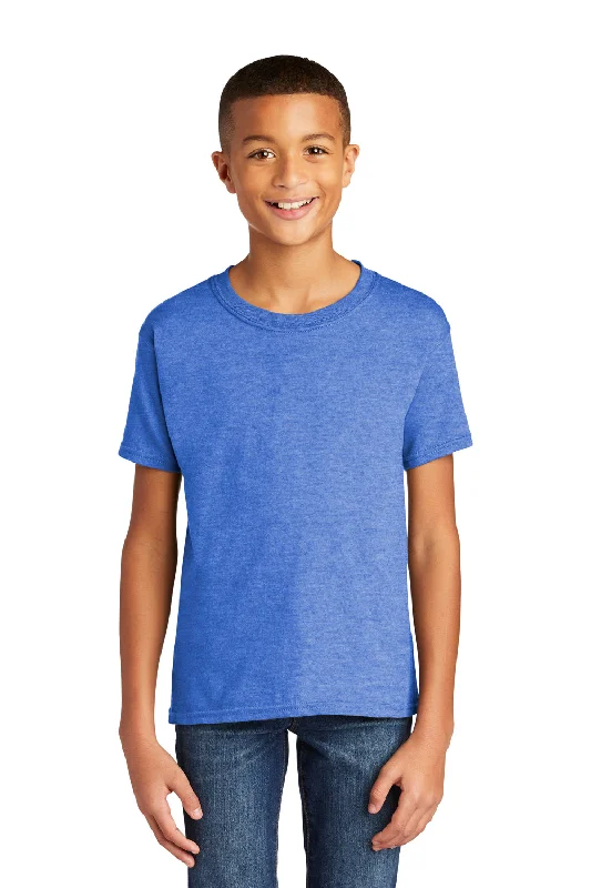 Diver T-shirts dive -Gildan Youth Softstyle Short Sleeve Crewneck T-Shirt - Heather Royal Blue