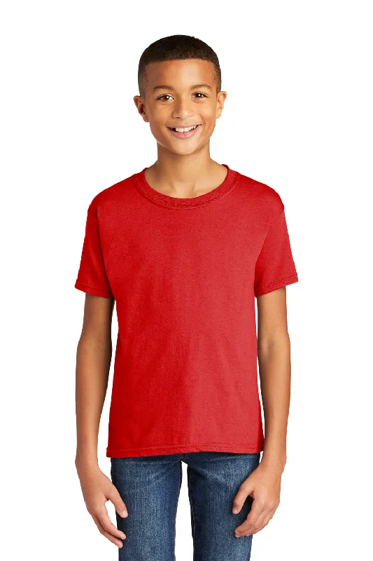 Earth T-shirts grounded -Gildan Youth Softstyle Short Sleeve Crewneck T-Shirt - Red