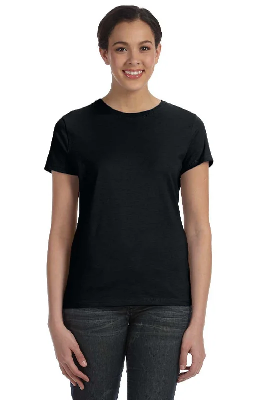 Earth T-shirts grounded -Hanes Womens Nano-T Short Sleeve Crewneck T-Shirt - Black