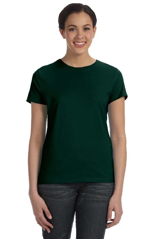 Vacation T-shirts fun -Hanes Womens Nano-T Short Sleeve Crewneck T-Shirt - Deep Forest Green