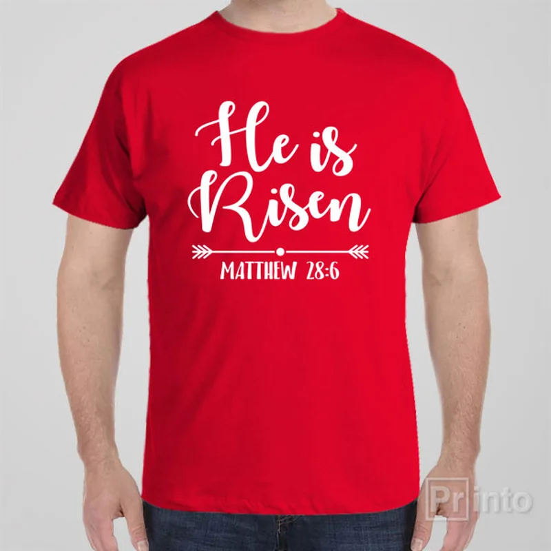 Event T-shirts custom -He is Risen - T-shirt