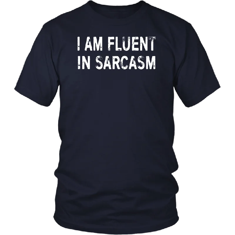 DJ T-shirts beat -I AM FLUENT IN SARCASM Short-Sleeve Unisex T-Shirt