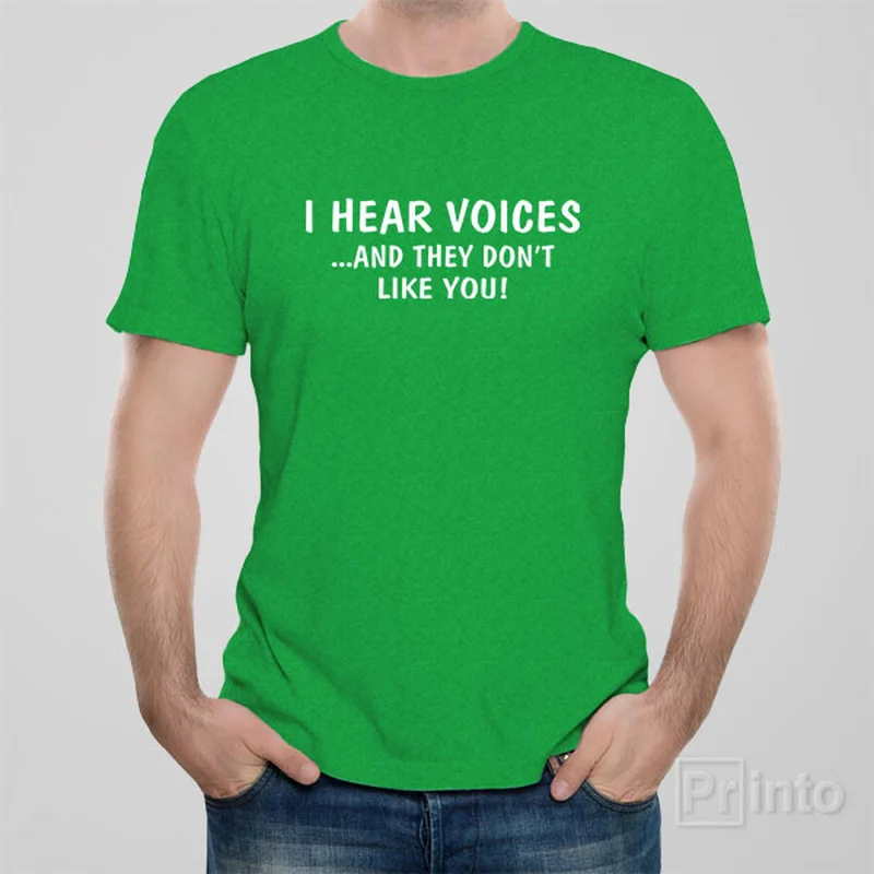 Sailor T-shirts sail -I hear voices... And they don't like you! - T-shirt