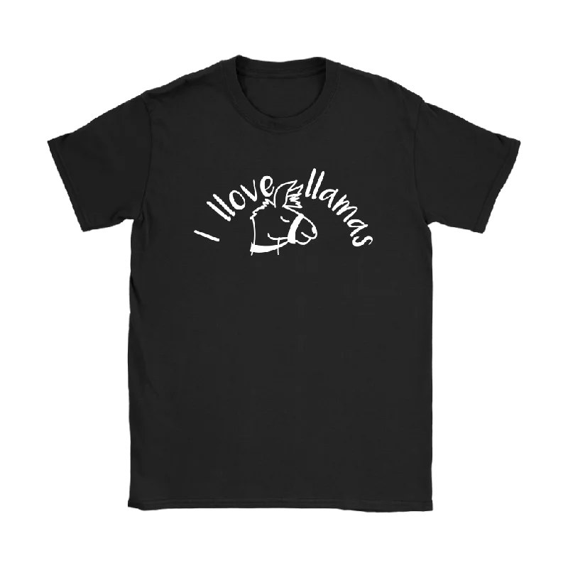 World T-shirts globe -I Llove Llamas Women's T-Shirt