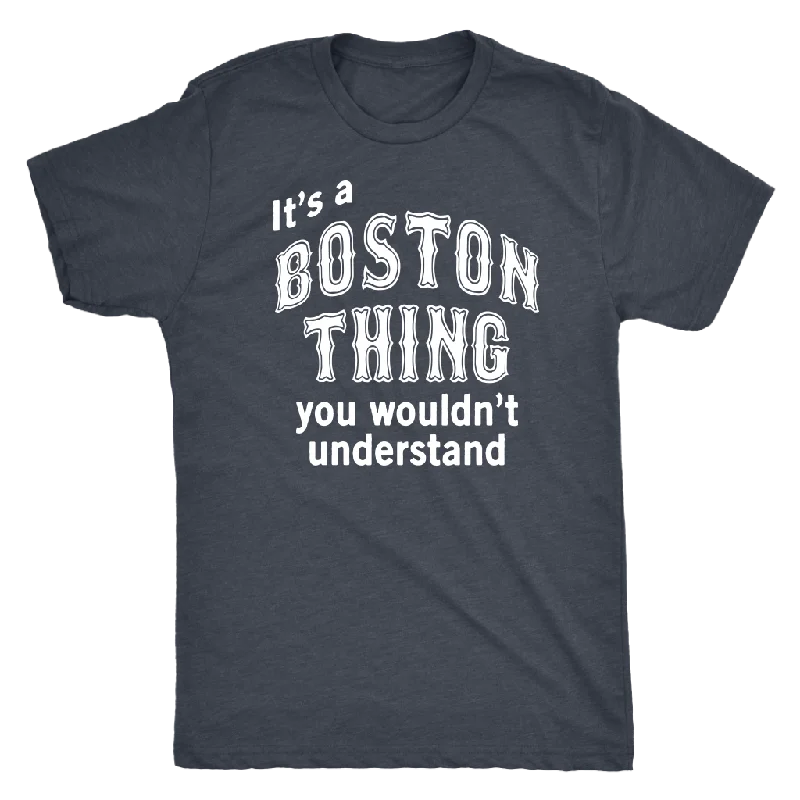 Peace T-shirts calm -IT'S A BOSTON THING Men's Triblend T-Shirt