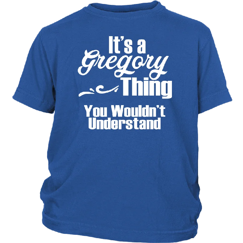 Custom T-shirts cheap -It's a GREGORY Thing Youth T-Shirt