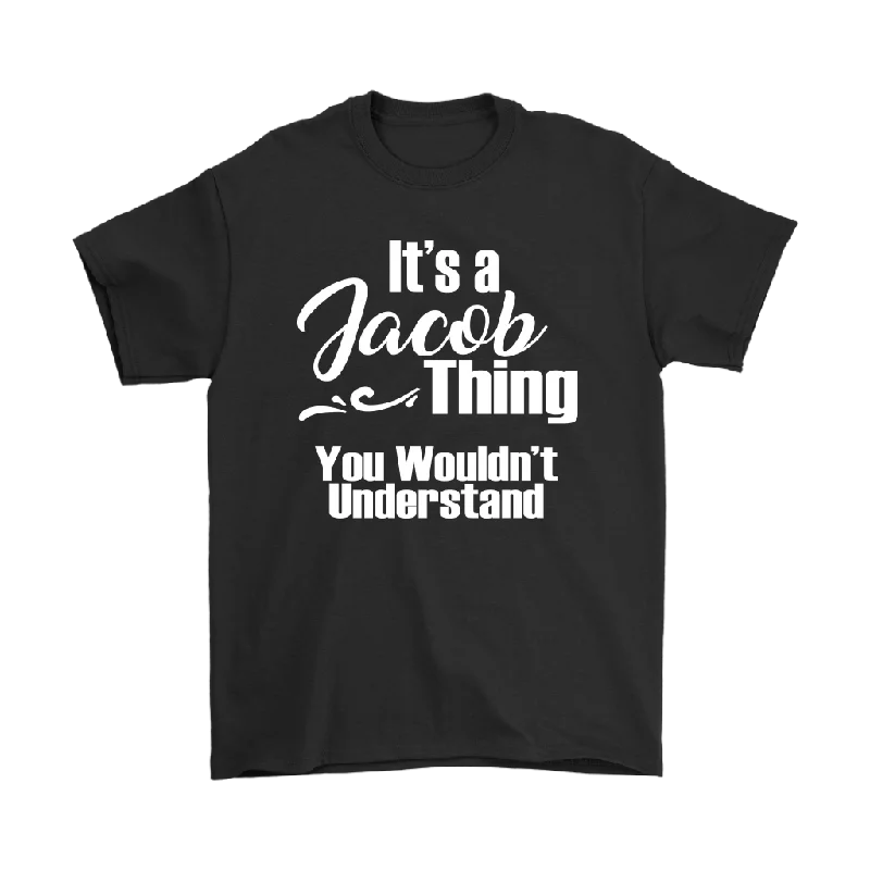 Plaid T-shirts cozy -IT'S A JACOB THING. YOU WOULDN'T UNDERSTAND. Unisex T-Shirt