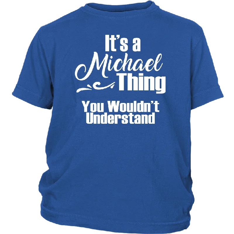 Geometric T-shirts modern -It's a MICHAEL Thing Youth Child T-Shirt