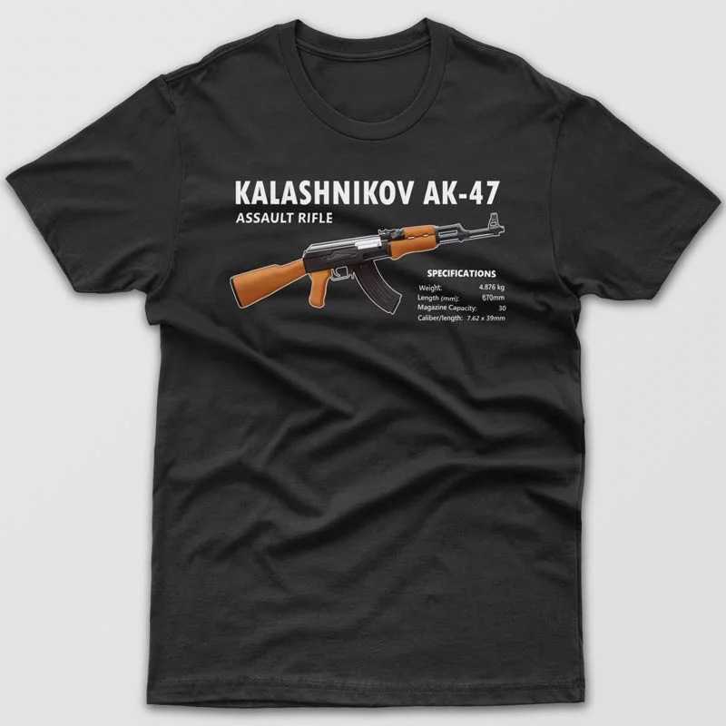 Tea T-shirts steep -Kalashnikov AK-47 - T-shirt