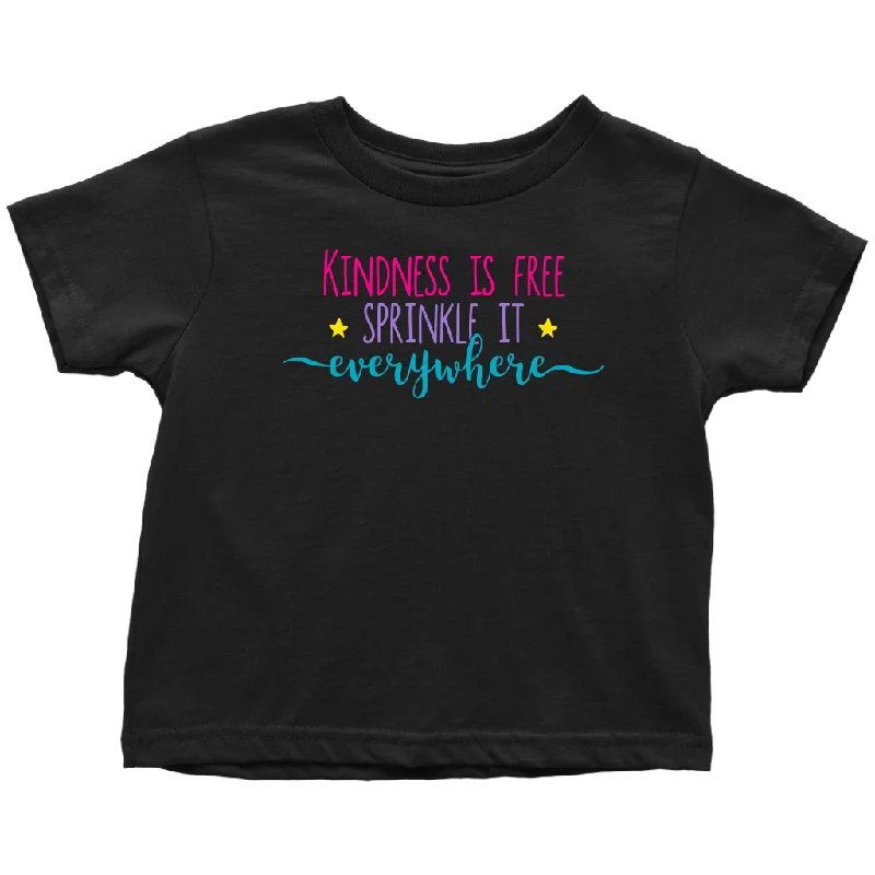 Crossfit T-shirts power -KINDNESS is FREE, Sprinkle it Everywhere Toddler T-Shirt