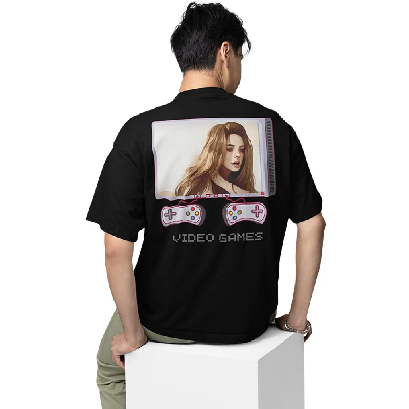 Motorcycle T-shirts rebel -Lana Del Rey Oversized T shirt - Video Games