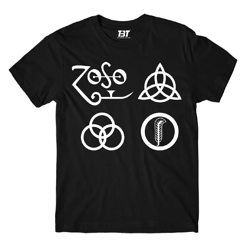 Firefighter T-shirts save -Led Zeppelin T shirt - Legendary Symbols