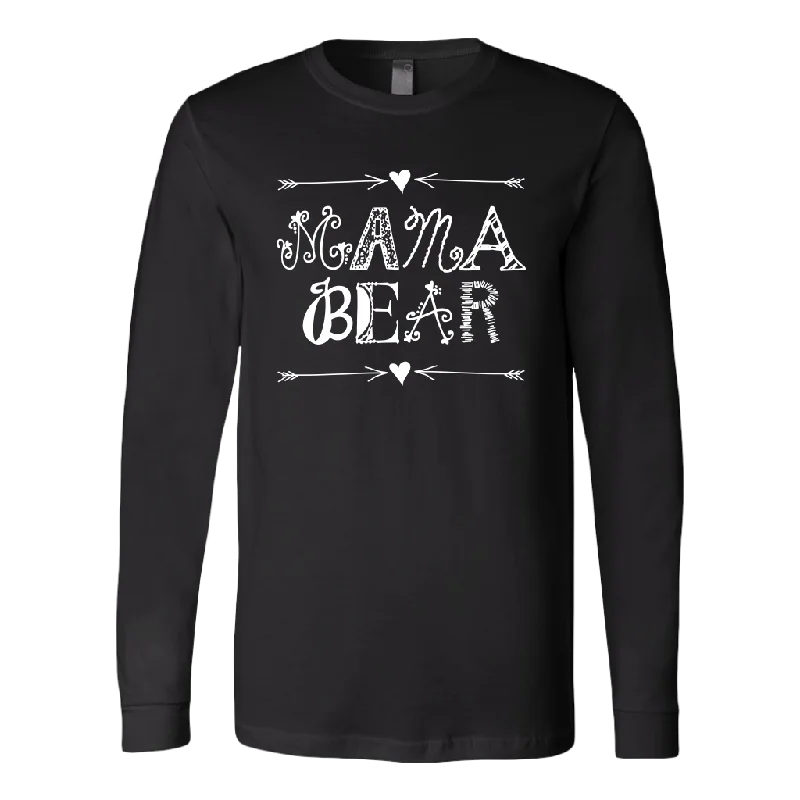 Custom team T-shirts unity -MAMA BEAR Long Sleeve T-Shirt, Canvas Brand