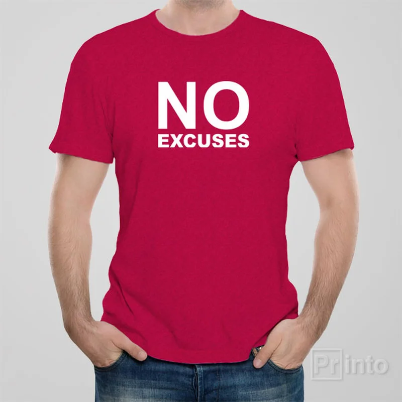 Classic movie T-shirts reel -No Excuses - T-shirt