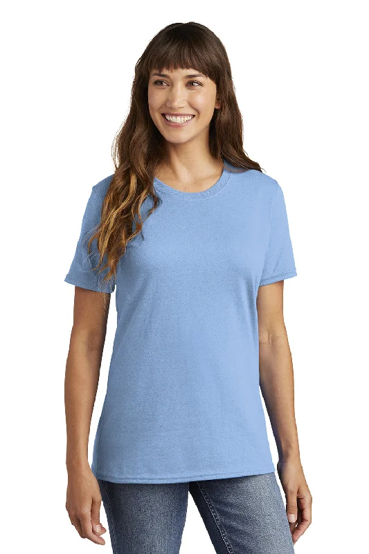 Preppy T-shirts smart -Port & Company Womens Core Short Sleeve Crewneck T-Shirt - Light Blue