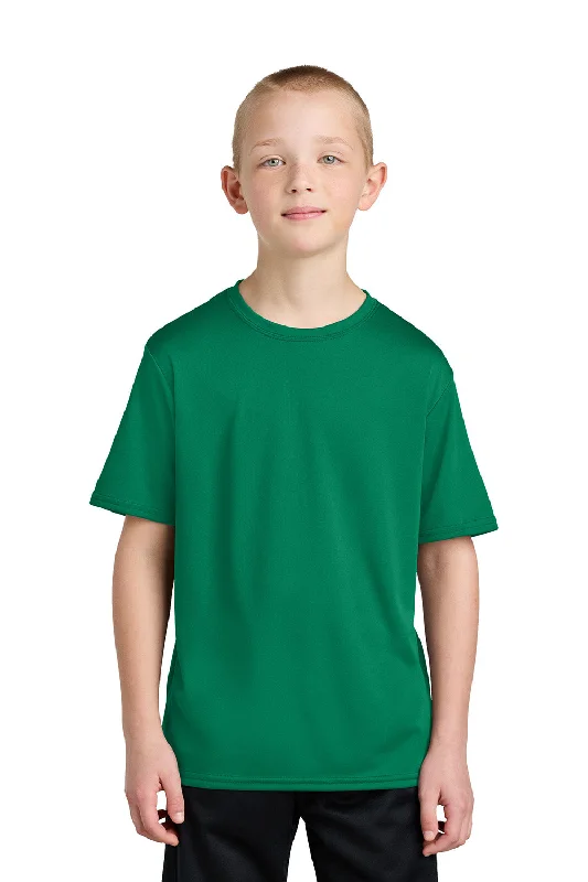 Champion T-shirts win -Port & Company Youth Dry Zone Performance Moisture Wicking Short Sleeve Crewneck T-Shirt - Kelly Green