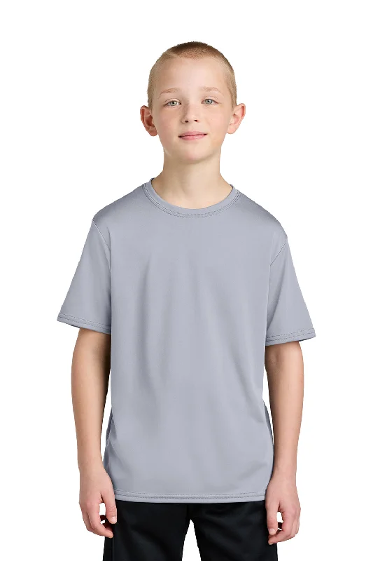 Unity T-shirts together -Port & Company Youth Dry Zone Performance Moisture Wicking Short Sleeve Crewneck T-Shirt - Silver Grey