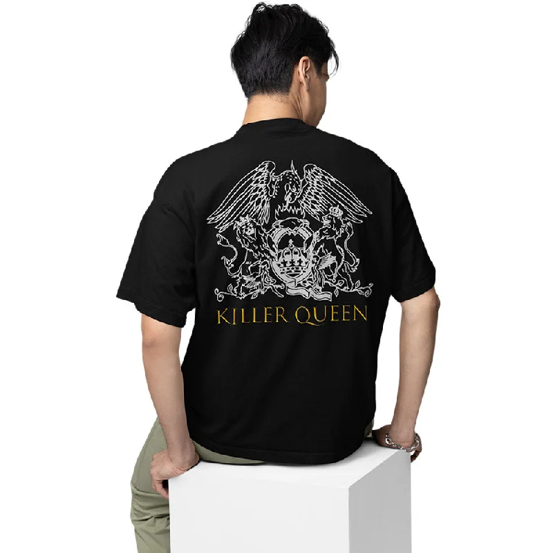 Camouflage T-shirts rugged -Queen Oversized T shirt - Killer Queen