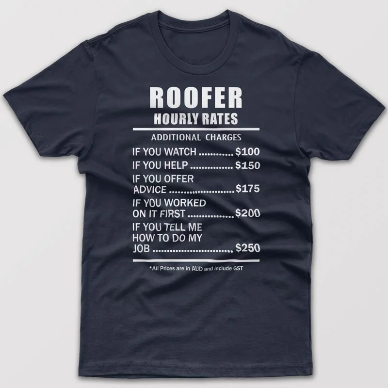 Floral T-shirts spring -Roofer Hourly Rates - T-shirt