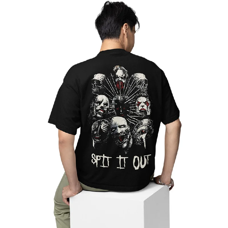 Freelance T-shirts free -Slipknot Oversized T shirt - Spit It Out