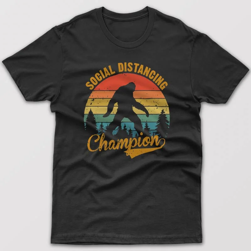 Wildlife T-shirts free -Social Distancing Champion - T-shirt