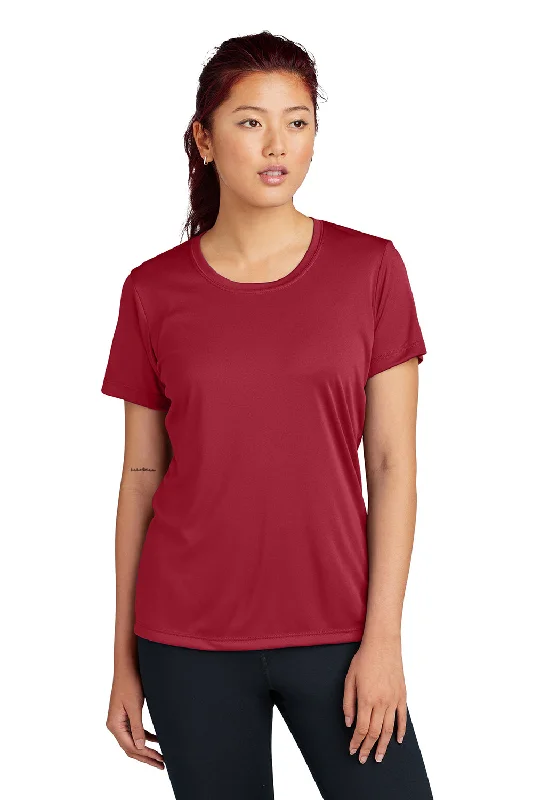 Traveler T-shirts roam -Sport-Tek Womens Competitor Moisture Wicking Short Sleeve Crewneck T-Shirt - Deep Red