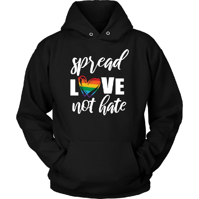 Galaxy T-shirts cosmic -SPREAD LOVE NOT HATE Unisex Hoodie