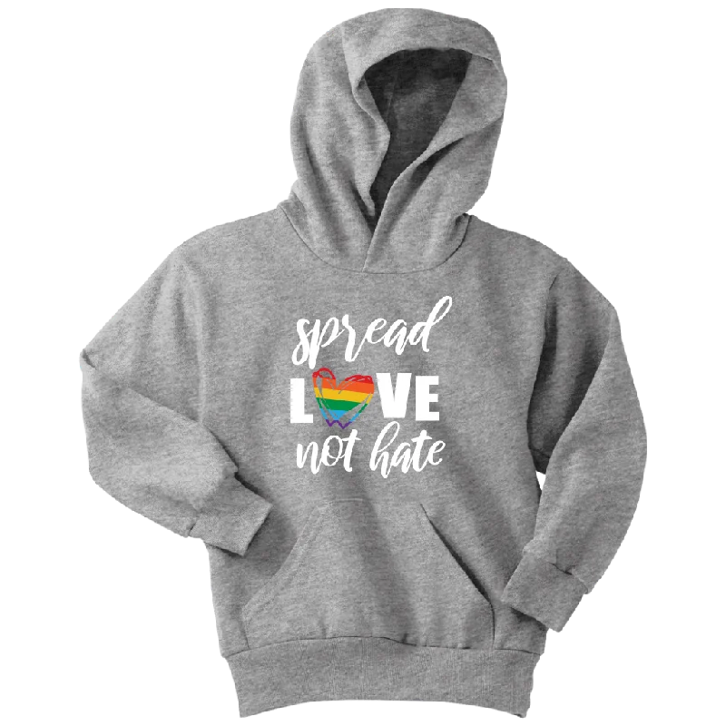 Eagle T-shirts soar -SPREAD LOVE NOT HATE Youth/Child Hoodie