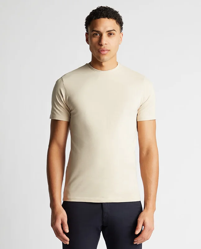 Drum T-shirts beat -Tapered Fit Cotton-Stretch T-Shirt