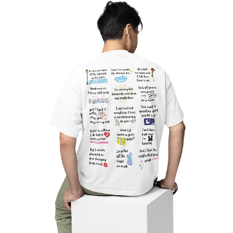 Student graphic T-shirts book -Taylor Swift Oversized T shirt - Speak Now Symphony