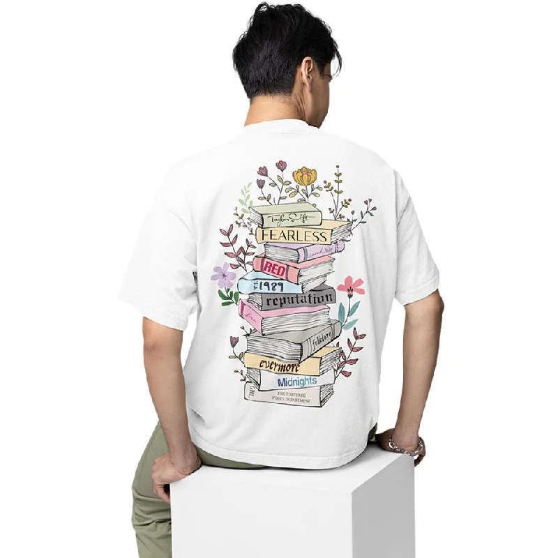 Sweet T-shirts treat -Taylor Swift Oversized T shirt - The Tale Of Tunes