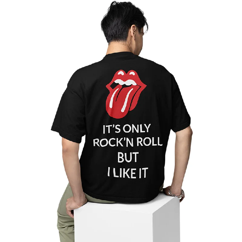 Gaming graphic T-shirts level -The Rolling Stones Oversized T shirt - Rock 'N Roll