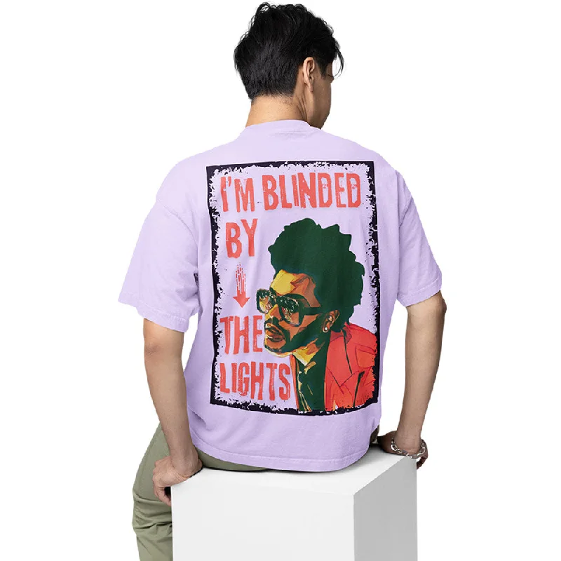 Dancer T-shirts move -The Weeknd Oversized T shirt - I'm Blinded By The Lights