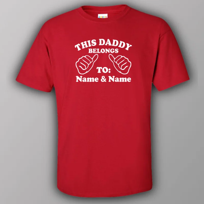 Ninja T-shirts stealth -This daddy belongs to: | Personalised T-shirt