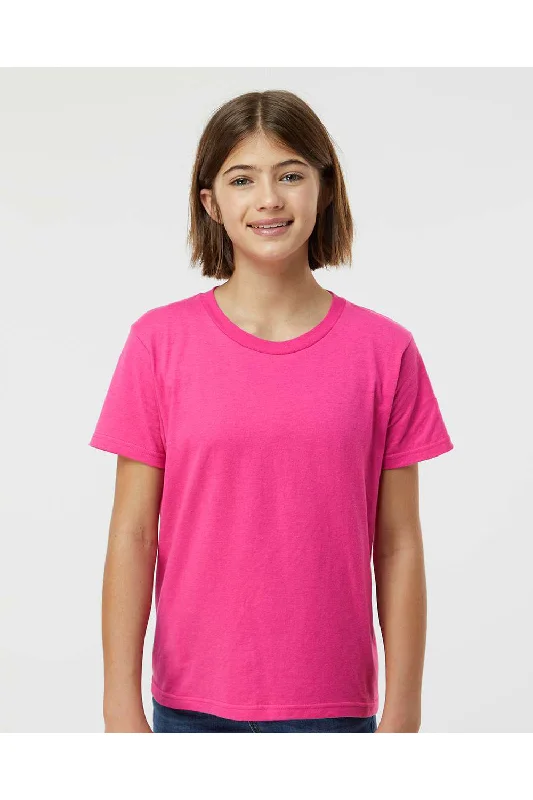 Piano T-shirts keys -Tultex Youth Fine Jersey Short Sleeve Crewneck T-Shirt - Fuchsia Pink