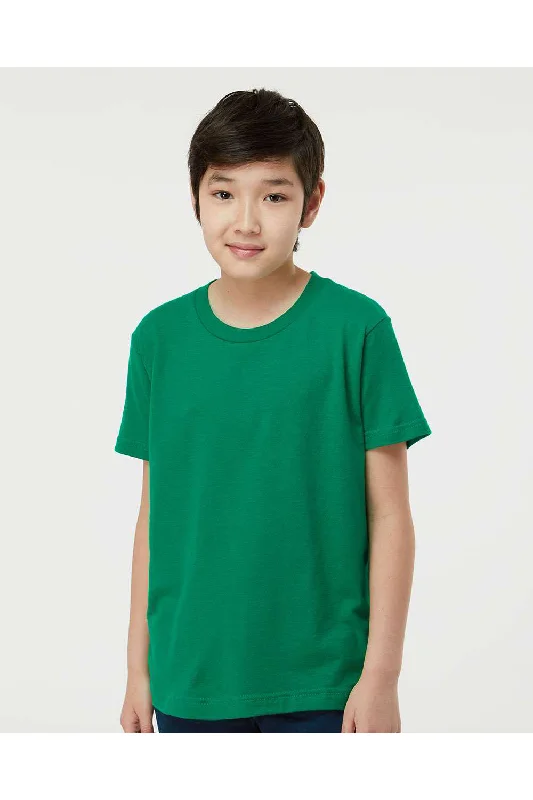 Pastel T-shirts soft -Tultex Youth Fine Jersey Short Sleeve Crewneck T-Shirt - Kelly Green