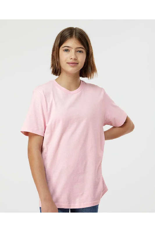 Traveler T-shirts roam -Tultex Youth Jersey Short Sleeve Crewneck T-Shirt - Light Pink