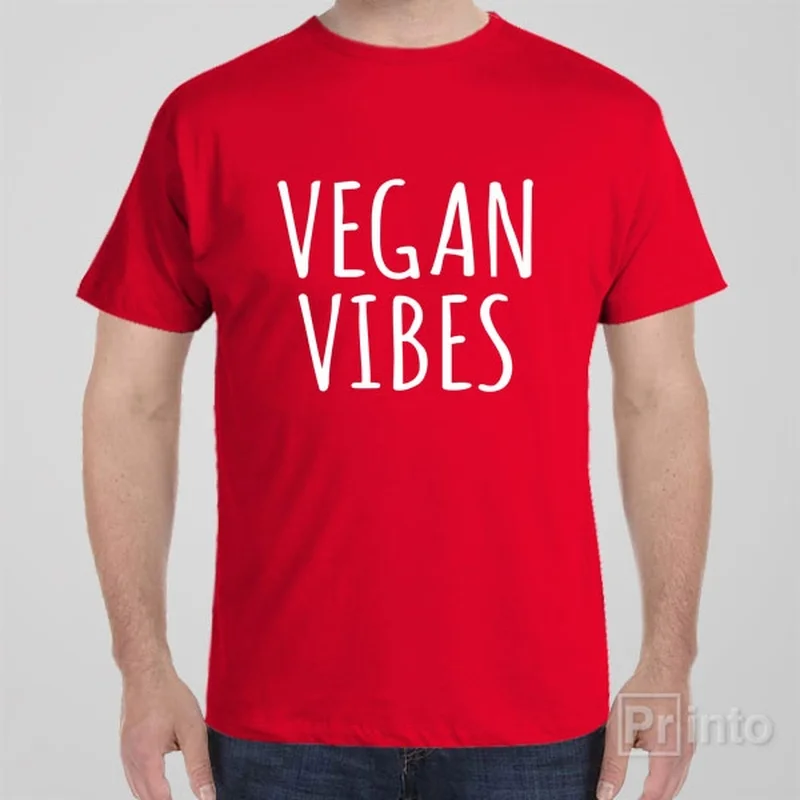 Abstract T-shirts artistic -Vegan Vibes - T-shirt