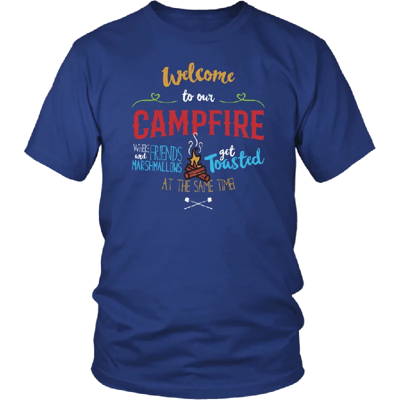 Vintage T-shirts online -WELCOME TO OUR CAMPFIRE Unisex T-Shirt