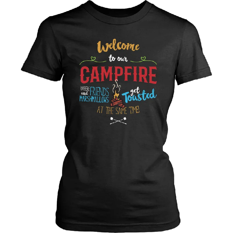 Job T-shirts hustle -WELCOME TO OUR CAMPFIRE Women's T-Shirt