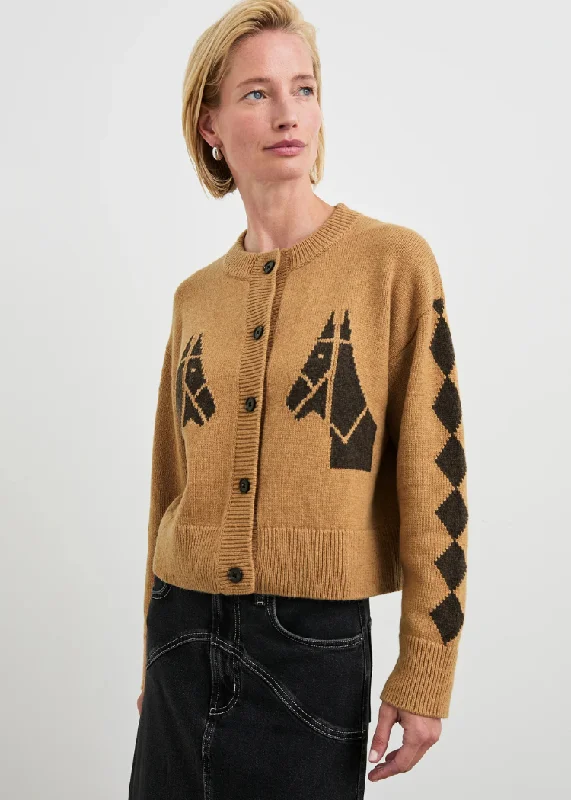 Soft black cardigan -Rails Mavie Cardigan Camel Stables