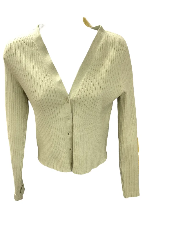 Classic grey cardigan -Reformation Women's Cardigan Lime M