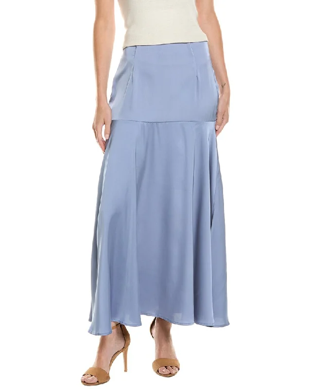 White skirts crisp -MEIVEN Maxi Skirt