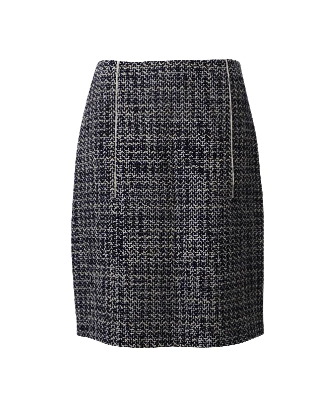 Animal skirts fierce -Prada Pencil Skirt in Grey Wool