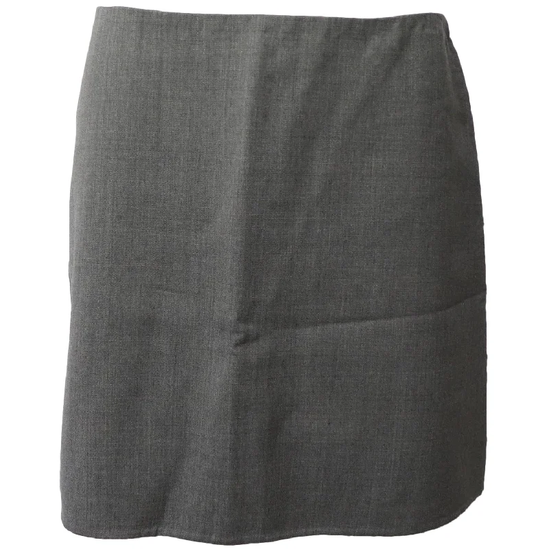 Chef skirts cook -Theory Pencil Skirt in Grey Wool