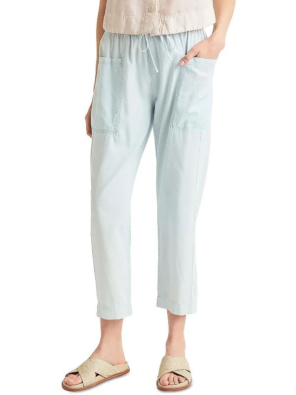 Fox pants sly -Gia Womens Chambray Mid-Rise Ankle Pants