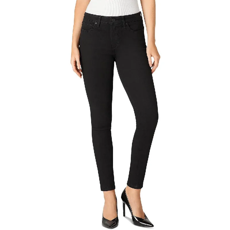 Trendy pants hot -Womens Ankle Mid Rise Skinny Jeans